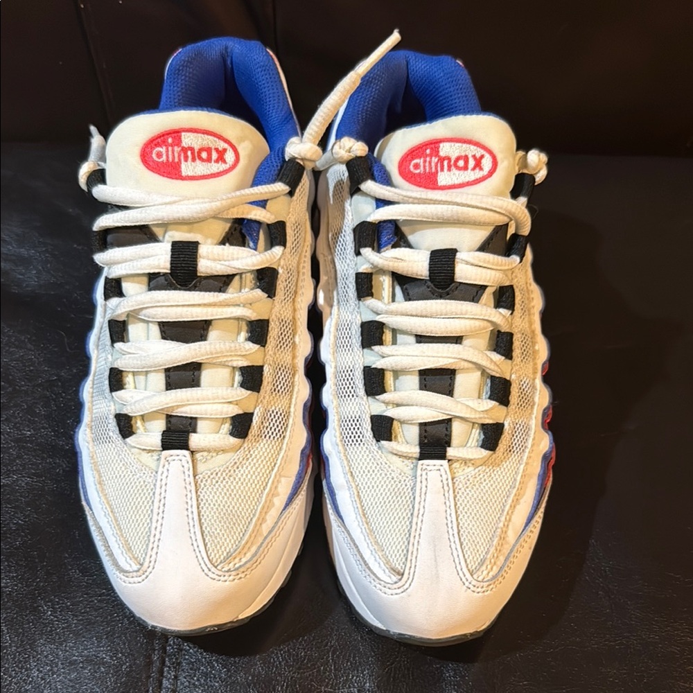 Kids Nike Air Max Sneakers - White and Blue